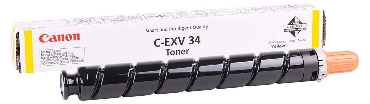 Canon EXV-34 Orjinal Sarı Toner IR-C 2020 2030 2225 2230