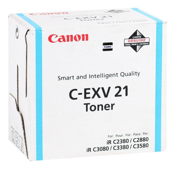 Canon EXV-21 Orginal Mavi Toner IR-C 2380 3380 2550 2580 2880 3080 3380 3480