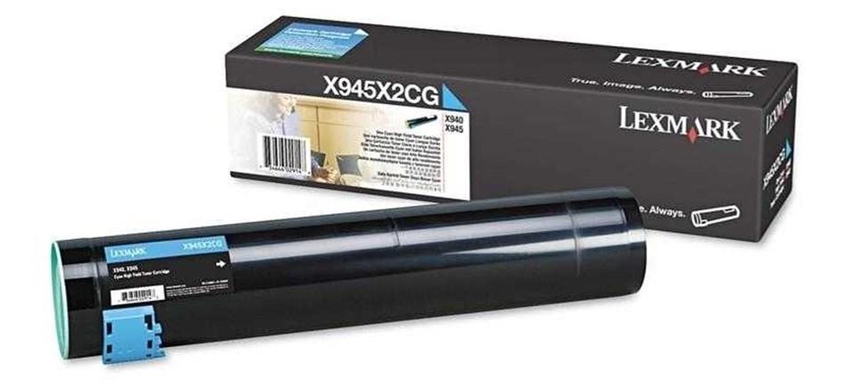 Lexmark X945X2CG Orjinal Mavi Toner X940  X945 (22k)