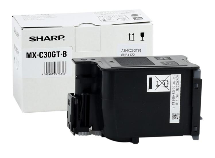 Sharp MX-C30GT-B Orijinal Siyah Toner MX-C250 C300 C301 Series