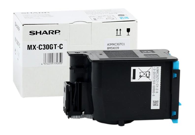 Sharp MX-C30GT-C Orijinal Mavi Toner MX-C250 C300 C301 Series