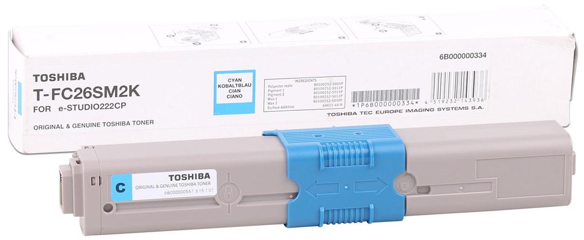 Toshiba T-FC26E-C Orjinal Mavi Toner EStudio 262 222 223 (2k)