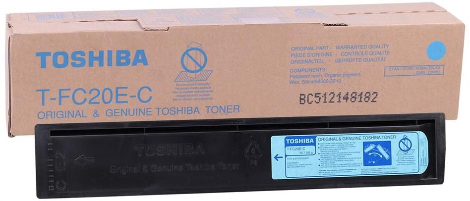Toshiba T-FC20E-C Orijinal Mavi Toner E-Studio 2020C 2520C