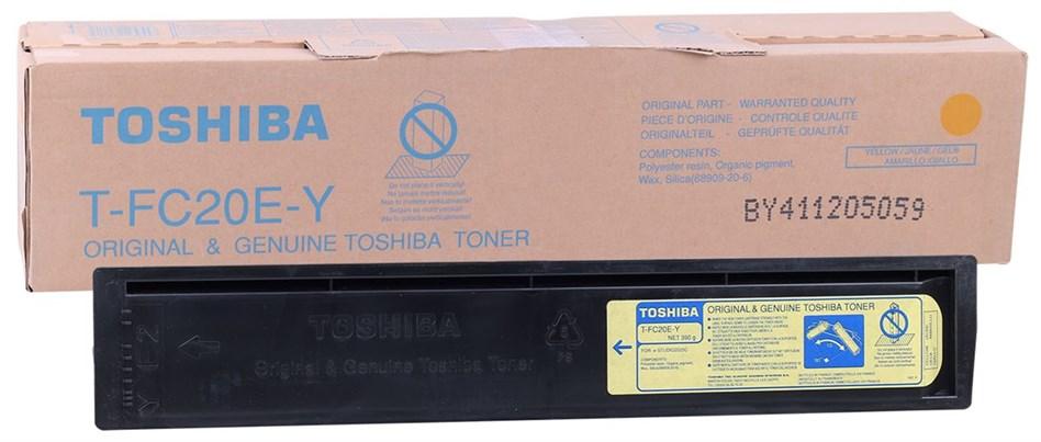 Toshiba T-FC20E-Y Orijinal Sarı Toner E-Studio 2020C 2520C